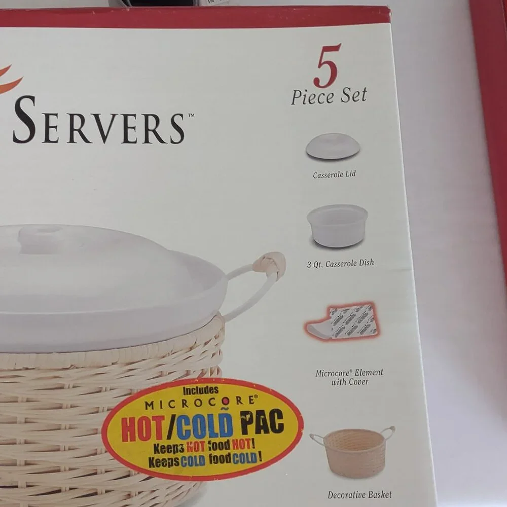 Heated Gourmet Servers with Microcore